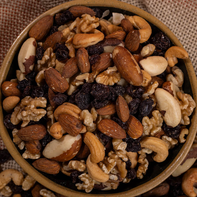 Mix de Castanhas com Uva Passa - Terrana