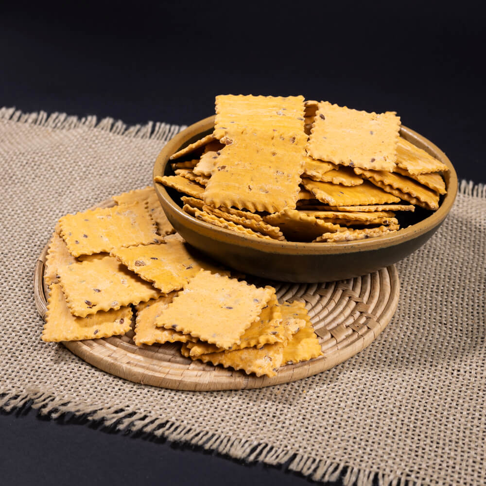 Biscoito de Linhaça com Alho