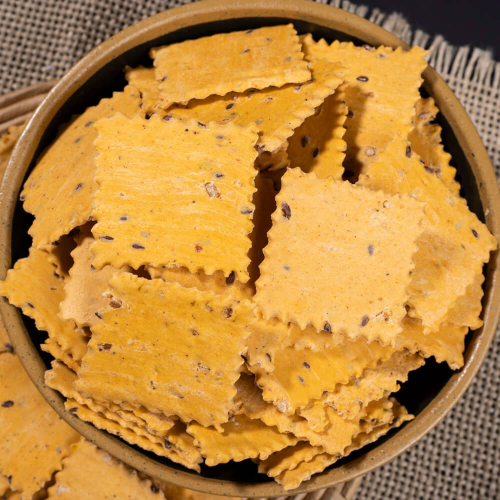 Biscoito de Linhaça com Alho
