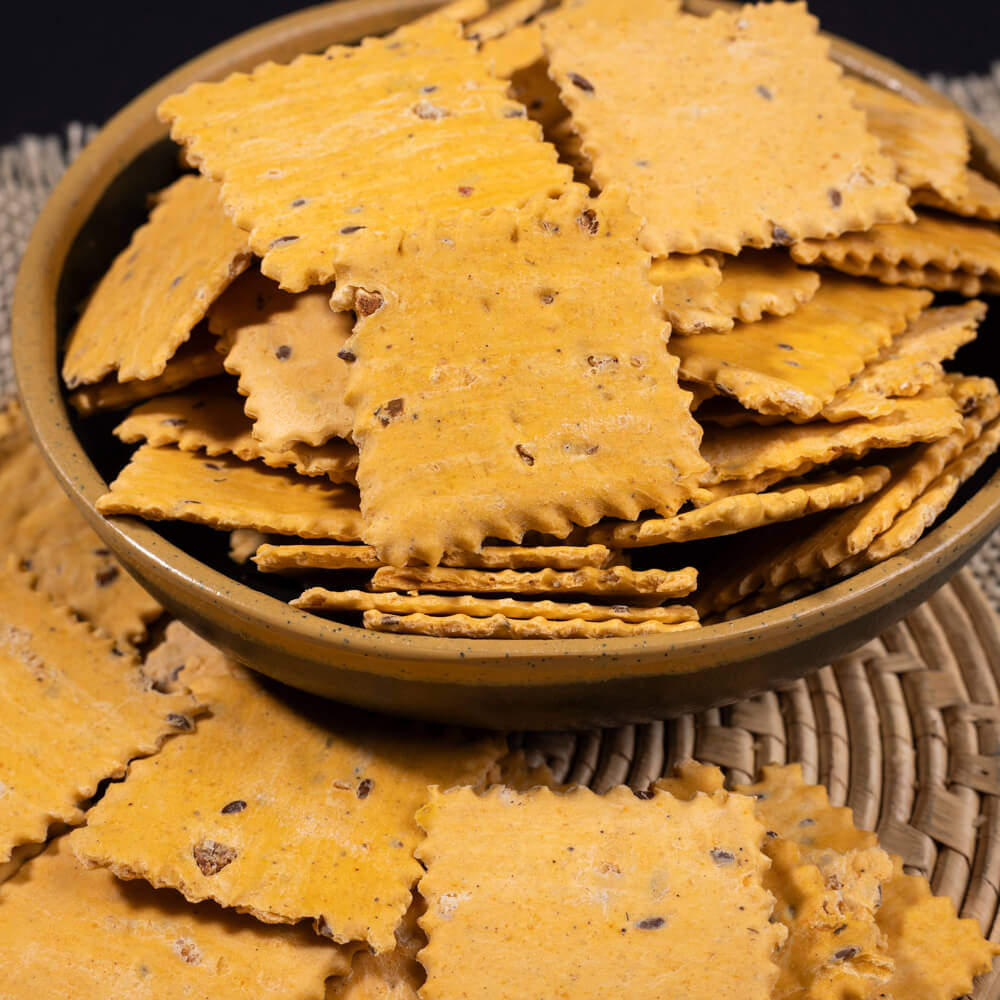 Biscoito de Linhaça com Alho