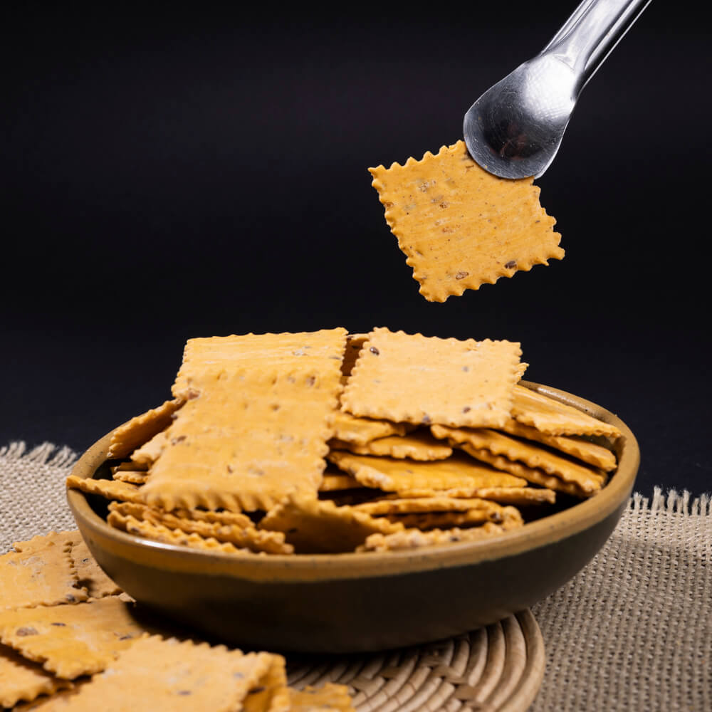 Biscoito de Linhaça com Alho