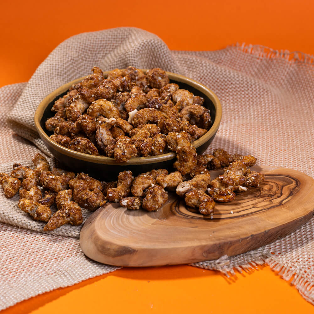 Castanha de Caju Caramelizada com Gergelim Terrana