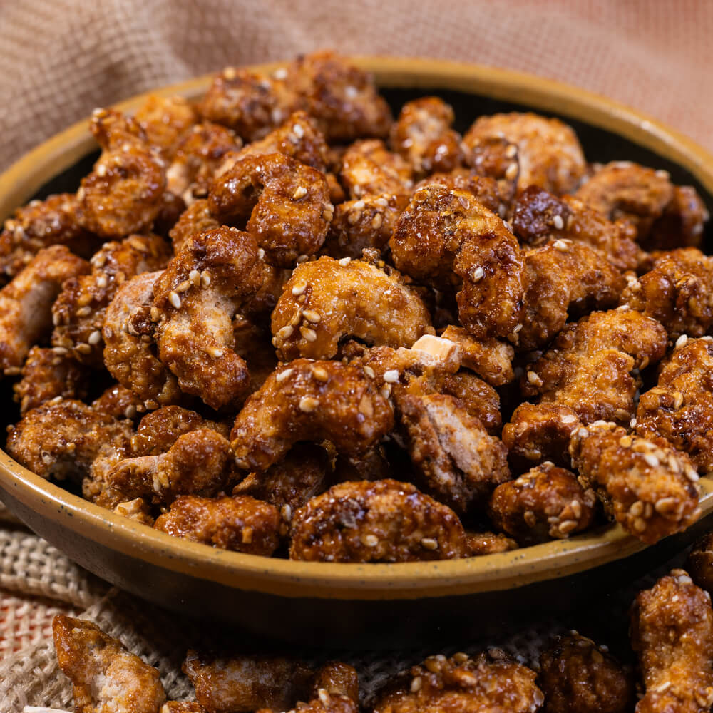 Castanha de Caju Caramelizada com Gergelim Terrana