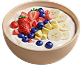 Como acompanha-mento em iogurtes, frutas ou açaí